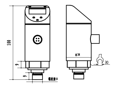 智能壓力開關電子結(jié)構(gòu)